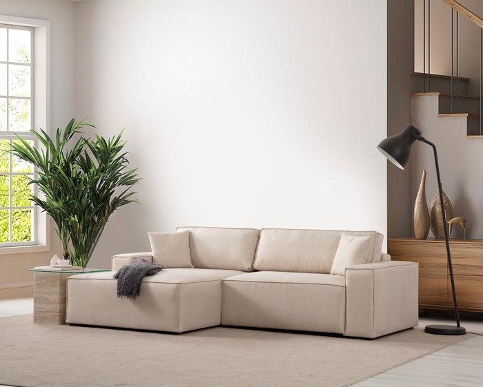 Atelier Del Sofa Pırlo Corner Left - Ecru